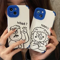 for iphone 13 pro max phone case couple funny eagle eye for iphone 13 all inclusive net red graffiti soft anti fall phone cover