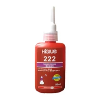 higlue 222 anaerobic sealant purple liquid thread locking agent 50ml