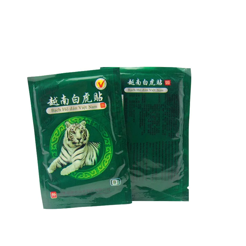 

8pcs Vietnam White Tiger Balm Patch Cream Body Neck Massager Meridians Stress Pain Relief Arthritis Capsicum Plaster