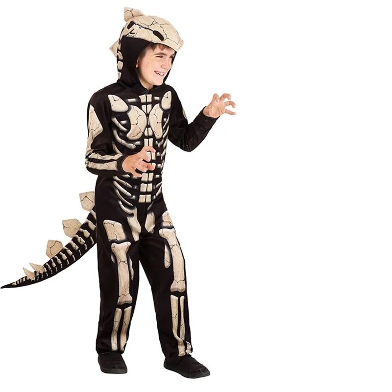 Комбинезон с капюшоном в виде динозавра комбинезон для малышей детский костюм