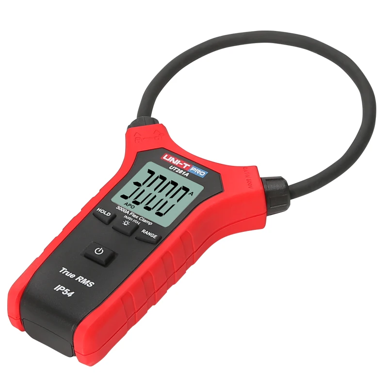 

True RMS Flex Clamp 3000A AC True RMS Clamp Meter, Low Voltage Display / Digital Hold/Backlight