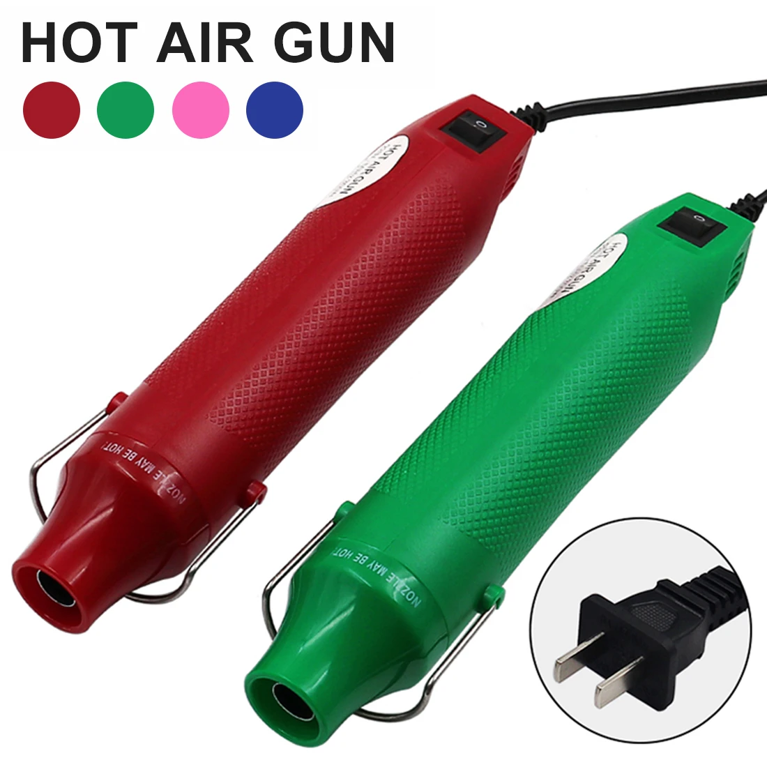

Тепловая пушка 220 В с использованием электроинструмента, пистолет горячего воздуха, многофункциональный тепловой инструмент с опорой, инст...