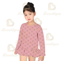 3d print princess dress summer girls long sleeve dress anime cosplay for little girls beautiful costume