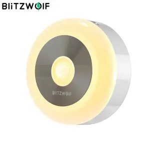 Blitzwolf bw-lt15 night lights led motion pir infrared sensor night light 3000k color temperature 120 degree lighting angle 1 Item image