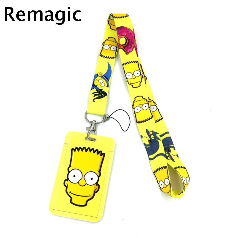 

Funny Cartoon Characters Credit Card ID Holder Bag Student Women Travel Bank Bus Business Card Cover Badge Accessories Gifts