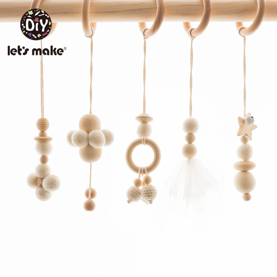 5 шт./компл. детская коляска подвесная кровать колокольчик пустышка для игры в