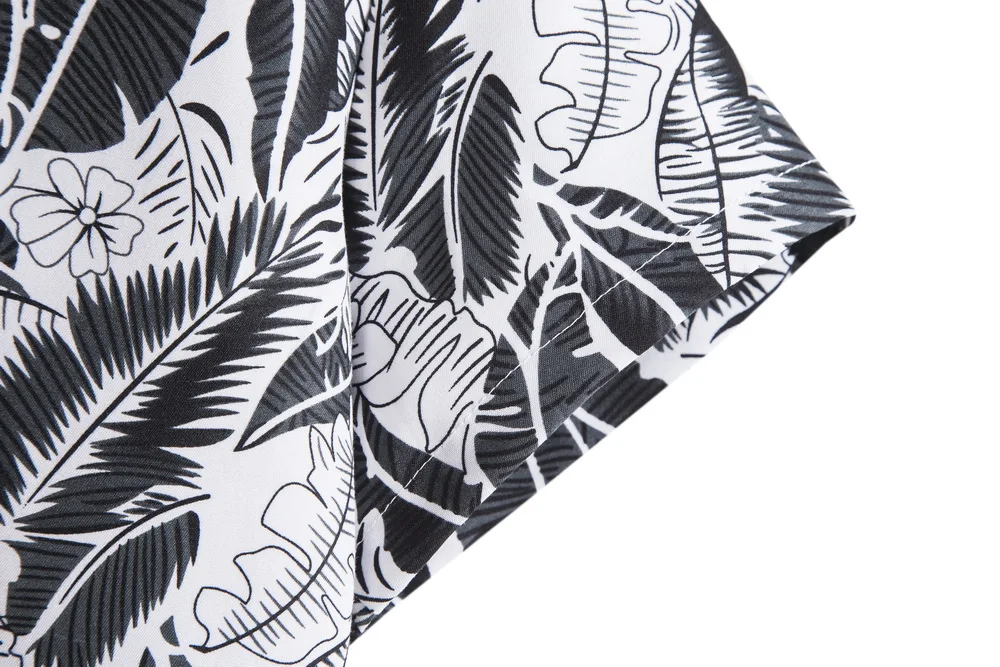 

M-3XLFeatured men's short-sleeved summer fashion all-match suit collar short-sleeved printed pattern shirt top.
