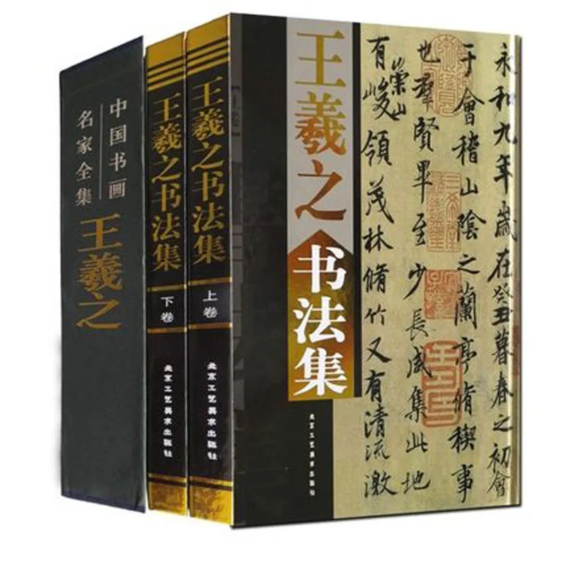 2 шт./компл. набор кистей для письма с китайскими чернилами Wang Xizhi книга