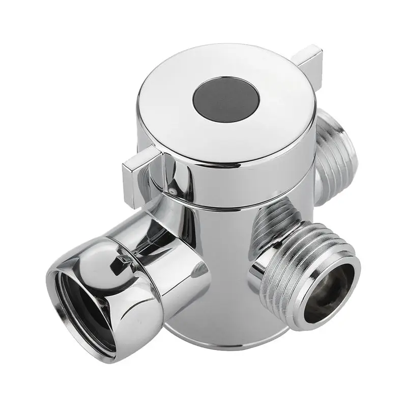 

1/2 inch 3 Way T-adapter Toilet Bidet Bath Shower Head Arm Mounted Diverter Valve