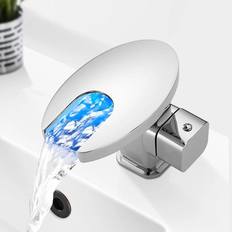 

Смеситель DM50BF для ванной комнаты, латунный кран для раковины, водопад, холодный и горячий водопроводный каскад, аксессуары для ванной комна...