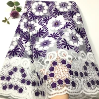 fashion african lace fabric 2021 high quality lace with stones french mesh swiss voile nigerian lace fabrics for dress m33361
