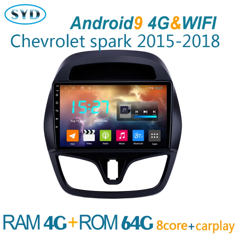 Автомобильное радио для chevrolet spark 2015 2018 Авторадио android coche аудио Авто Стерео GPS