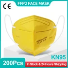Kn95 маска ffp2 CE маска для лица mascarillas ffp2reutilizable 5 слоев 95% фильтр безопасности многоразовая защитная маска Быстрая доставка