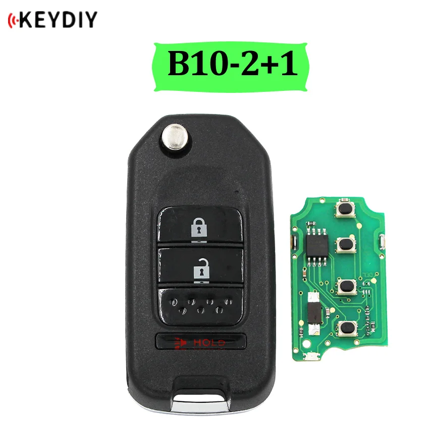 Универсальный пульт дистанционного управления KEYDIY серии B 2 + 1 кнопочный B10 для