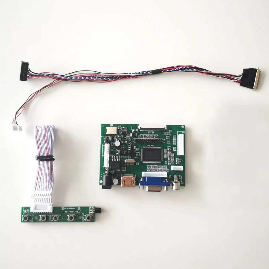 

For B156XW03/B156XW04 15.6" LVDS 40Pin 2AV+VGA WLED Notebook PC Panel 1366*768 LCD Screen Controller Drive Board Kit