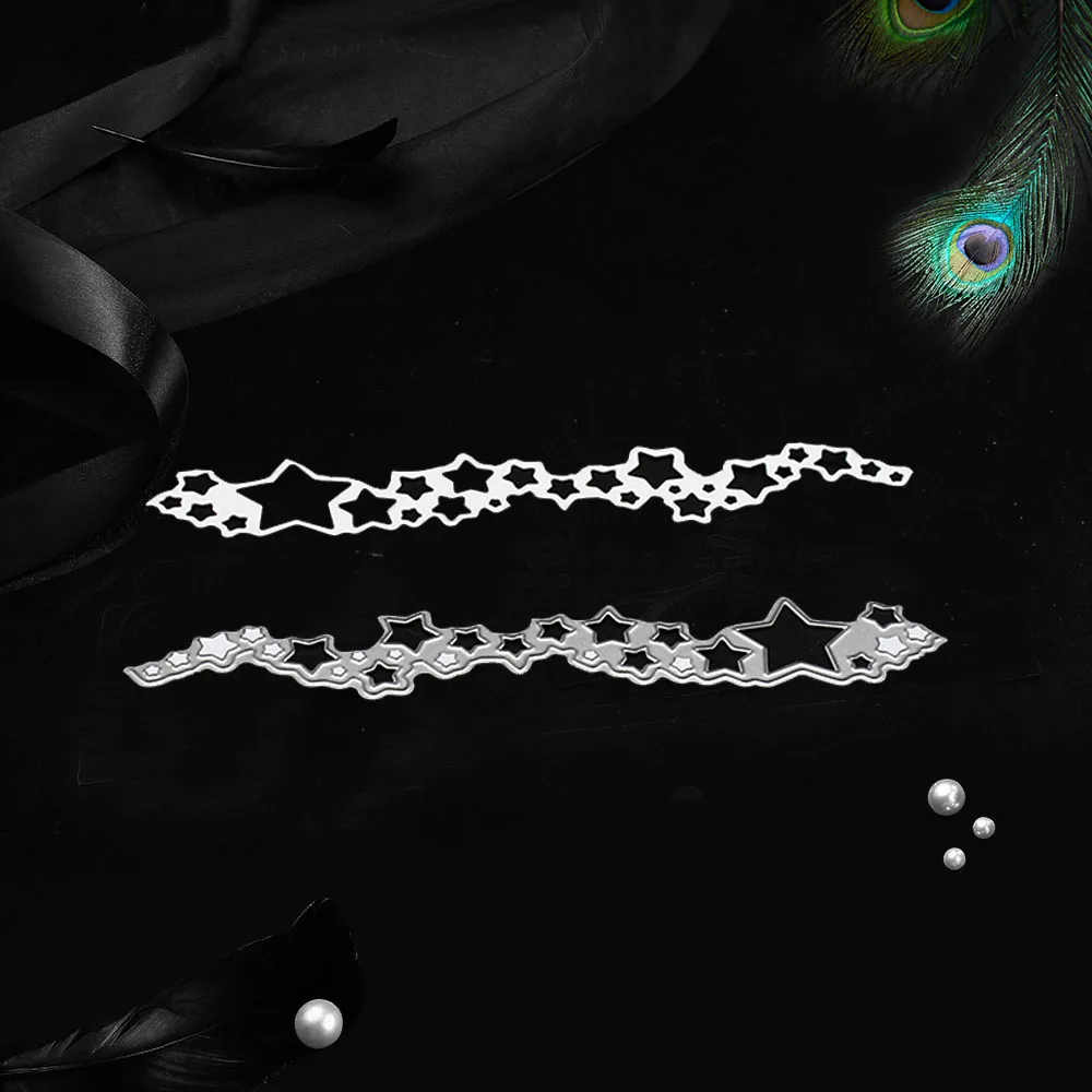 Пятиконечная полоса резчик углеродистой стали высечки DIY Скрапбукинг Декор