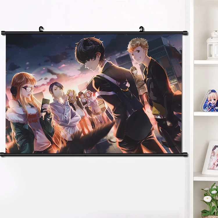 Аниме Persona 5 Ren Amamiya Morgana Ryuji Sakamoto Anne Takamaki Yusuke Kitagawa Makoto настенный плакат домашний
