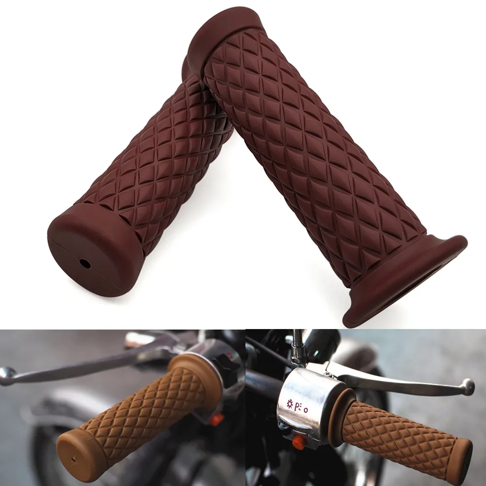 Винтажные резиновые мотоциклетные ручки для Yamaha yz 80 85 125 125f 450f YZ450F 7/8 дюйма |