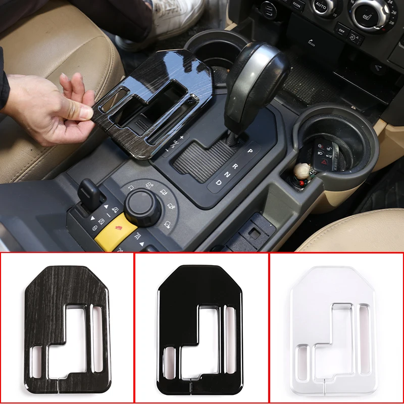 

Car Styling Center Console Gear Shift Panel Covers Frame,For Land Rover Discovery 3 LR3 04-09,Discovery 4 LR4 10-12 Accessories