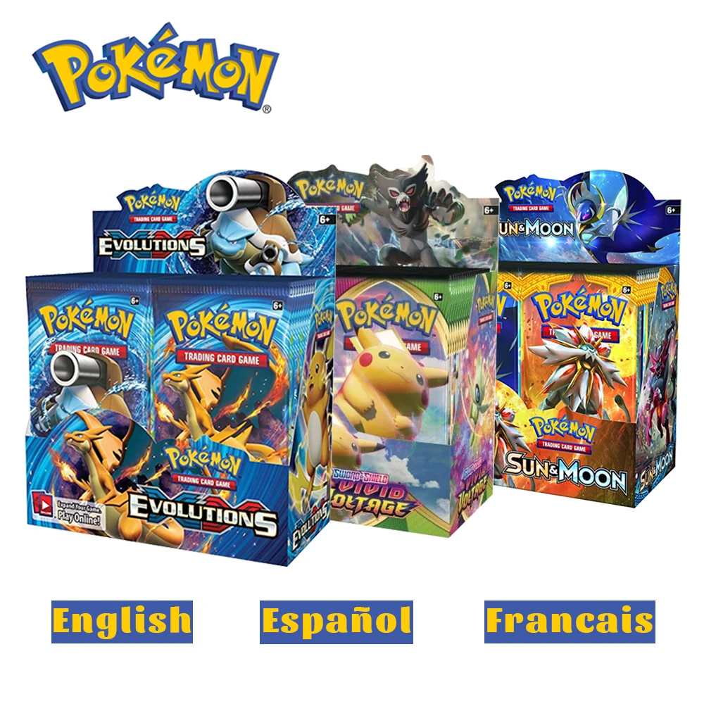 2021 новейшие карты Pokemon 360 шт. Покемон TCG меч и щит Fusion Strike Booster Box торговая карта игра
