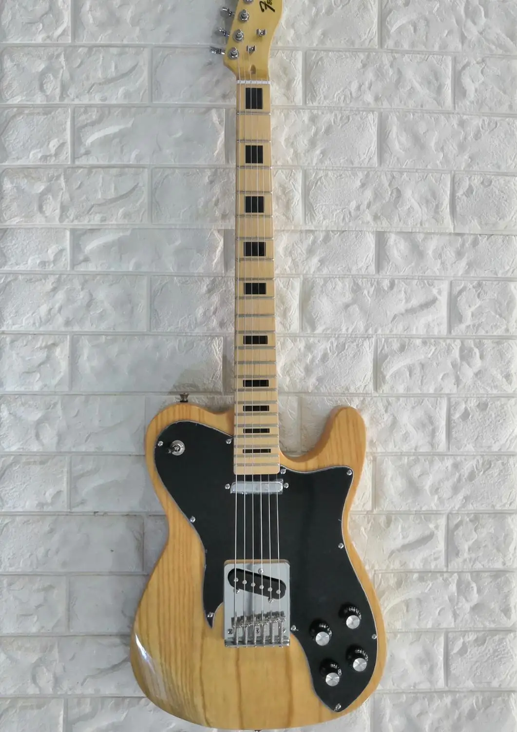 Заводская пользовательская натуральная глянцевая отделка telr гитара Кленовая