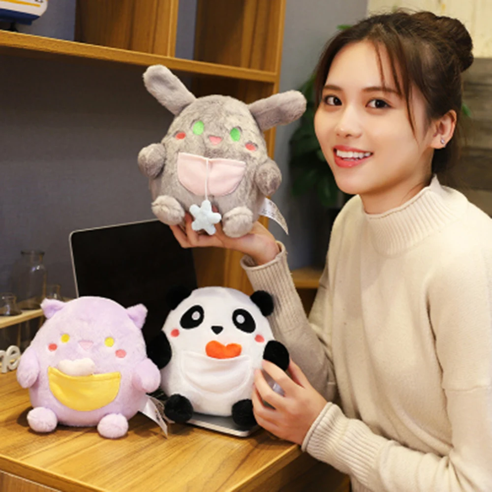 

Creative cat doll plush doll cute panda doll machine baby birthday gift boutique small gift comfortable soft embrace