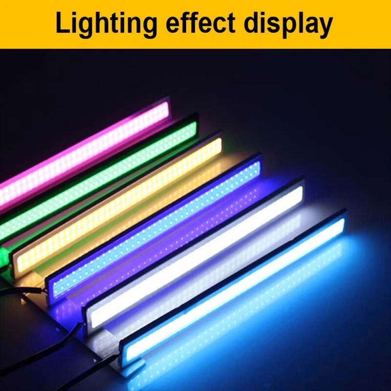 Автомобильные дневные ходовые огни COB DRL светодиодный универсальный