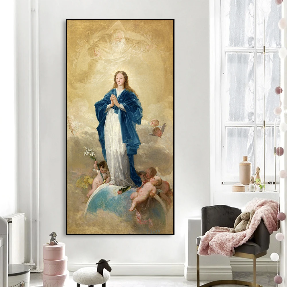 

Completely Conceived by Goya Christ Decor Pictures Canvas Painting Posters Wall Art Prints Decorative For Living Room Bedroom