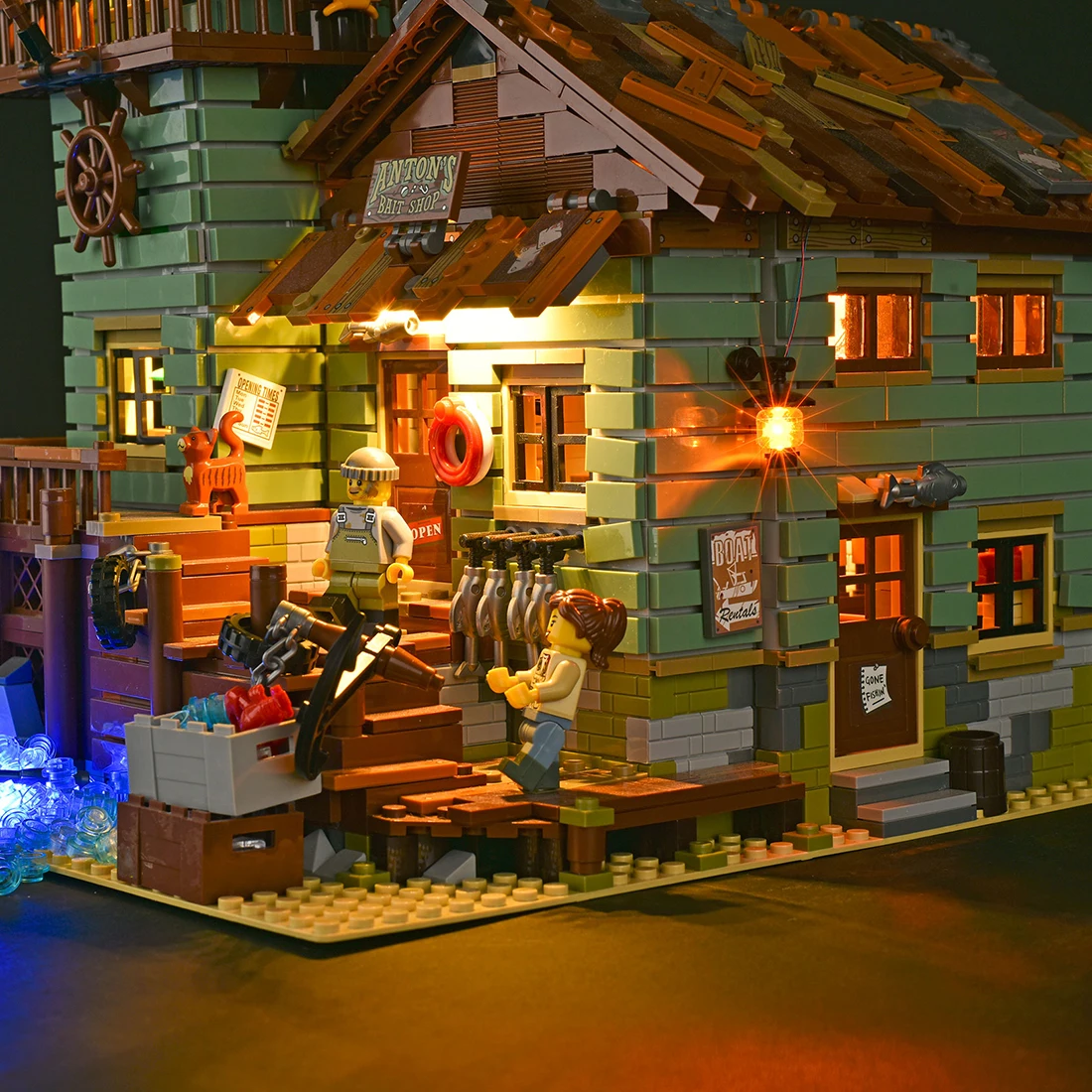 Комплект USB Light ing для рыбацкого коттеджа 21310 (светильник льник без блока)|Блочные