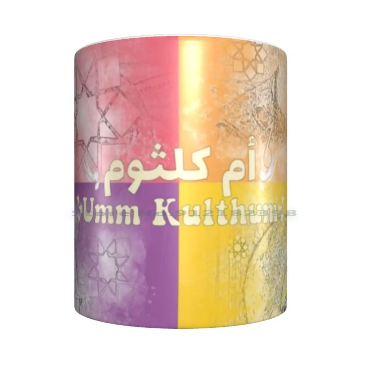 ? ????? Красочная акварель Umm Kulthum ???? Керамические кружки кофейные чашки кружка для