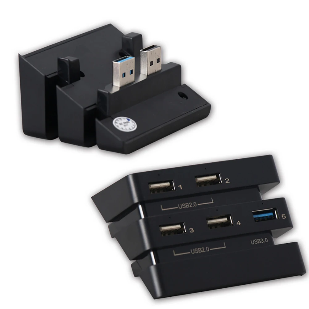 5 портов аксессуары удлинитель 4 USB 2 0 прочная игровая Зарядка светодиодный