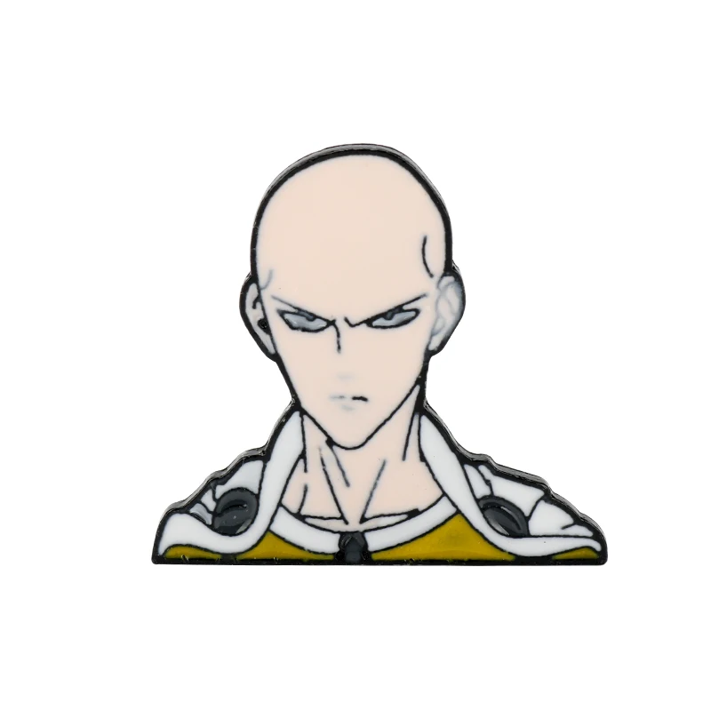 Эмалированные булавки в стиле аниме ONE PUNCH MAN брошь с мультяшным персонажем