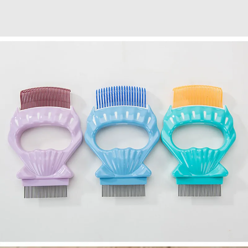 Новый кошачий гребень в форме ракушки для волос кошек специальный открытый узел