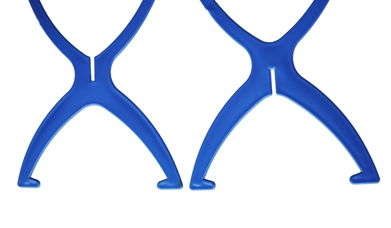 Пластиковый держатель для парика-накладка цвета лазурный | Обустройство дома