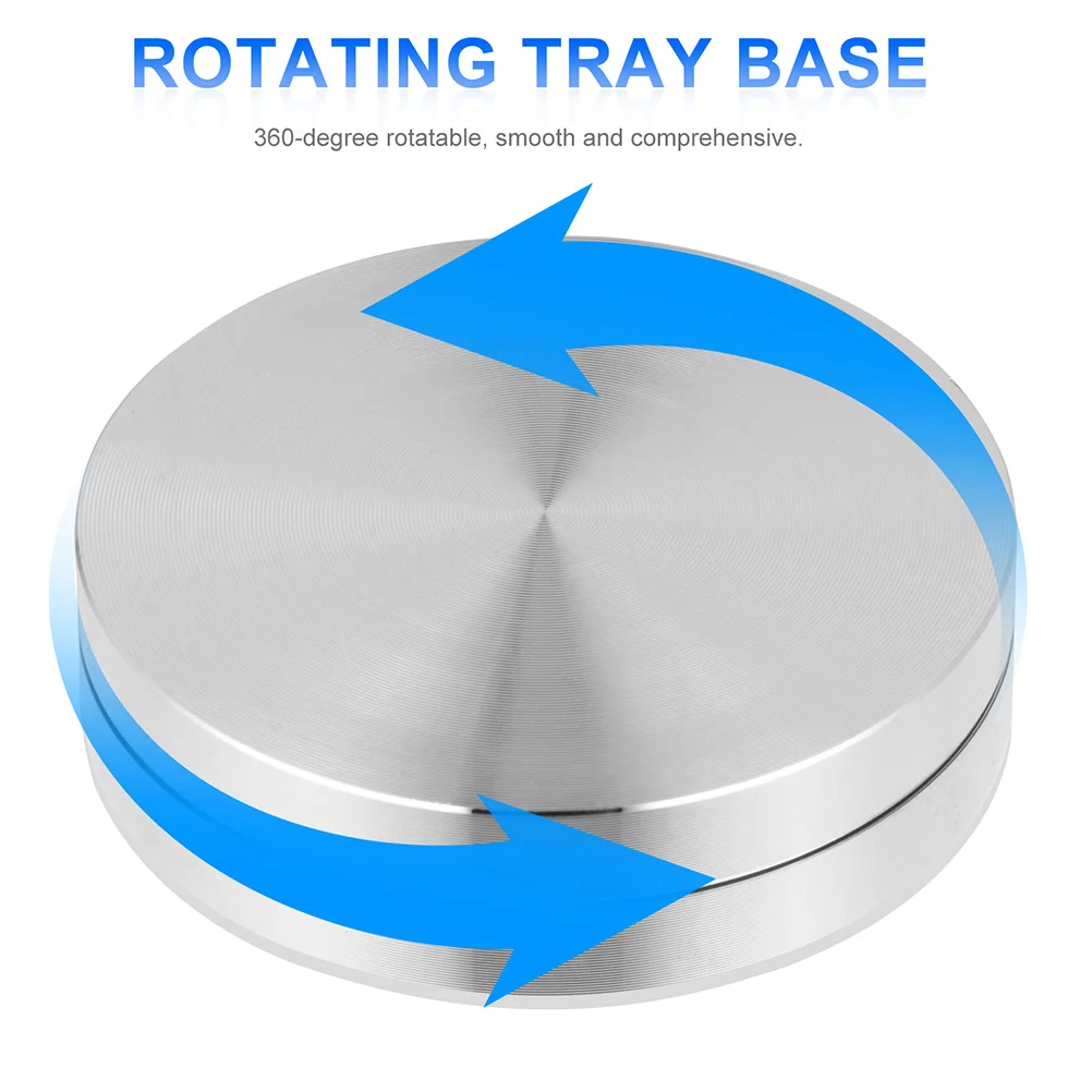 1pc Aluminum Alloy Turntable Base Bearing Dining Table Glass | Обустройство дома