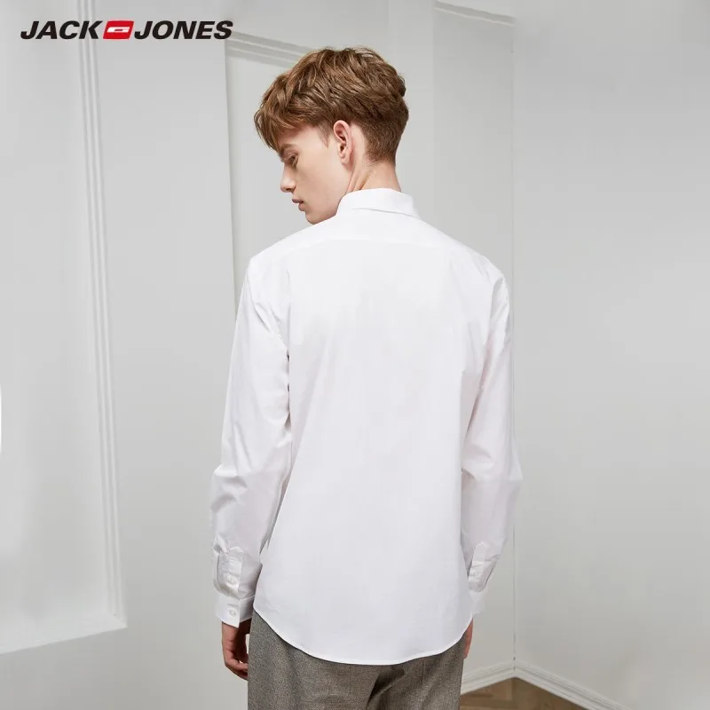 Мужская деловая Повседневная рубашка с длинными рукавами JackJones