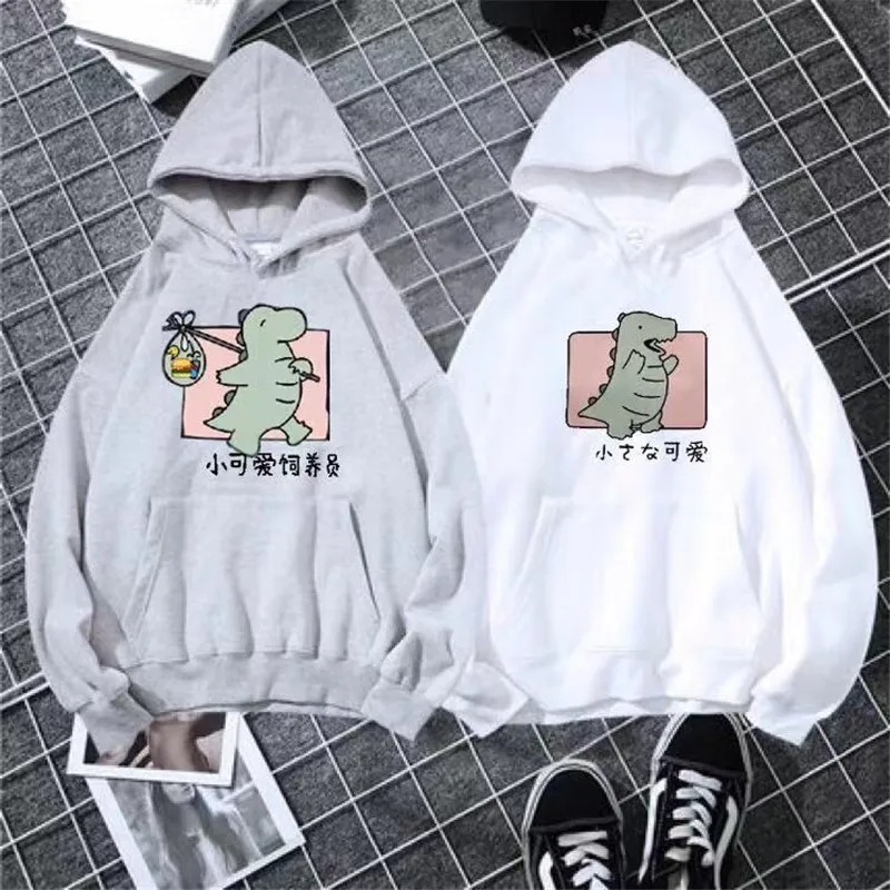 2019 новый милый осень зима плюс бархат женские свитшоты Харадзюку с принтом