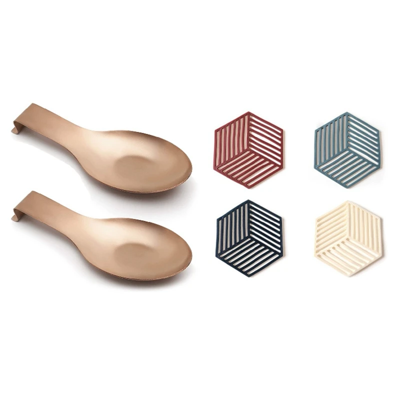 

2 шт., подставки под розовое золото и 1 Набор