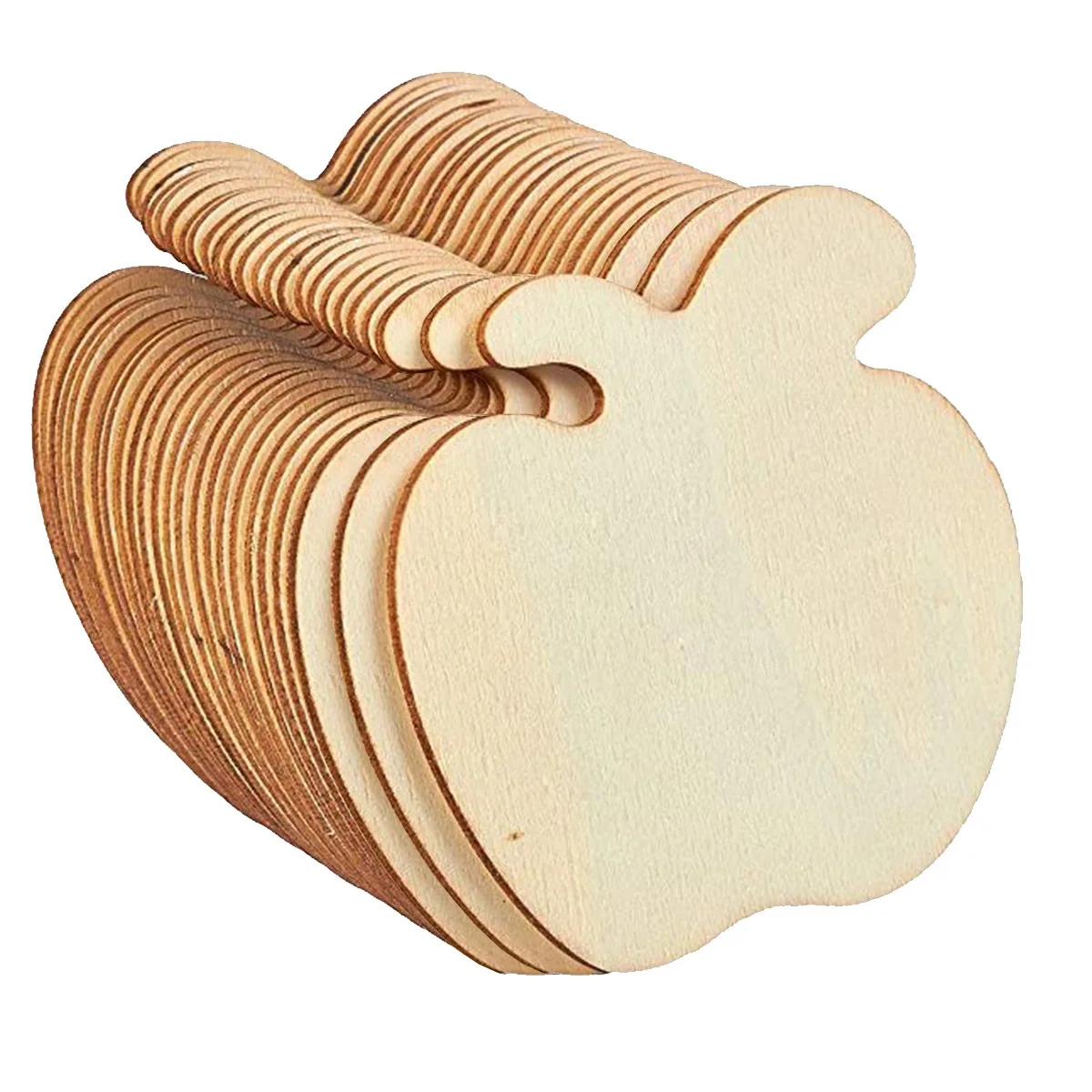 

10pcs Square Pattern Wooden Scrapbooking Art Collection Wood Craft for Handmade Sewing Accessory Home Decoration
