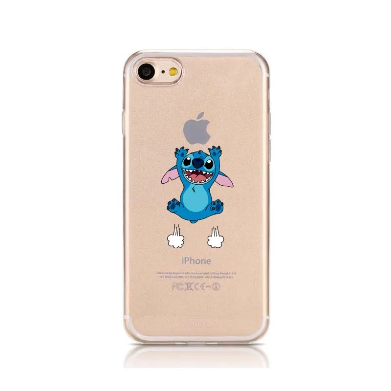 Милый мультяшный чехол для телефона для iPhone 11 Pro Max 6 6s 7 8 plus X Xr Xs Max 5S se силиконовый мягкий ТПУ чехол s для iPhone 7 забавные чехлы - Цвет: 19
