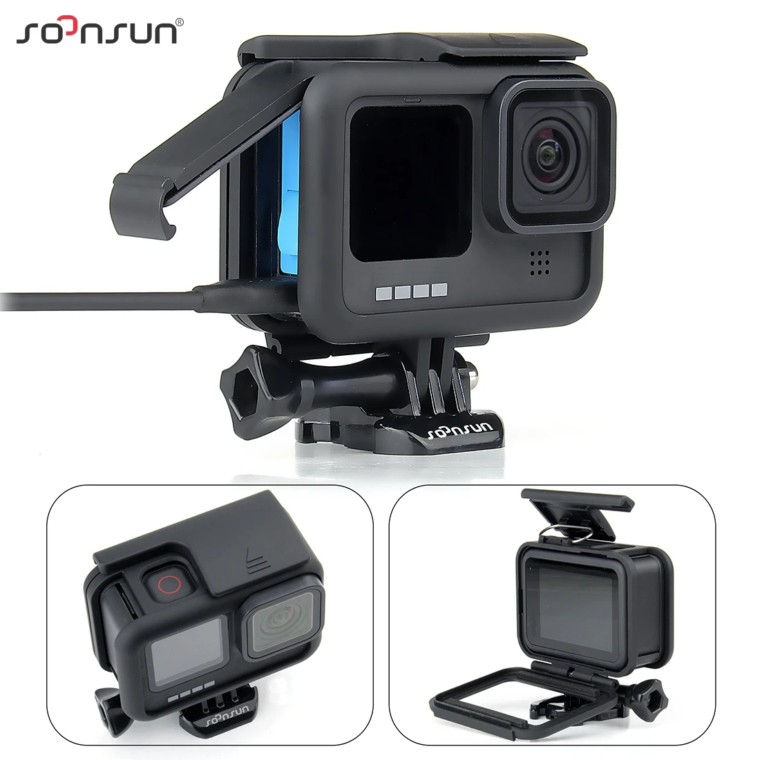 SOONSUN защитный чехол-рамка с двойным креплением для холодной обуви + Крышка