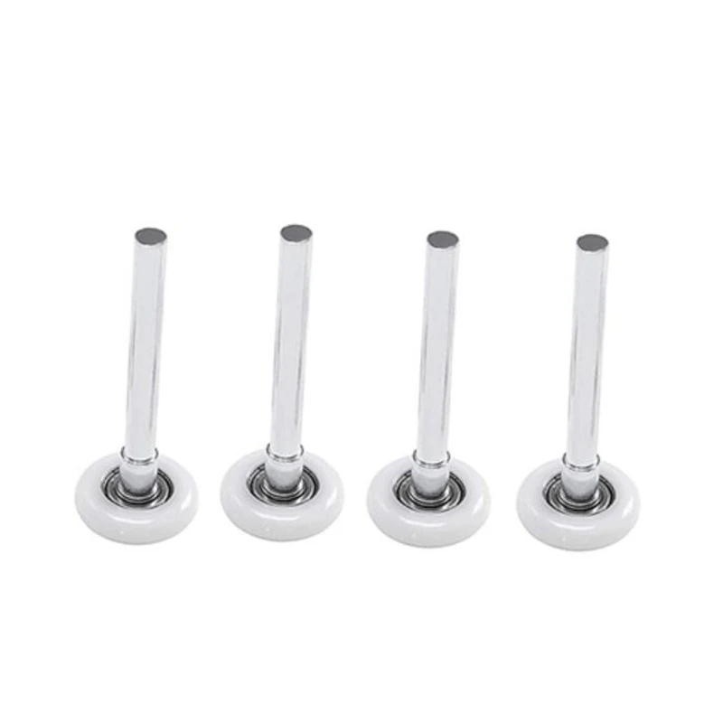 

4Pcs Heavy Duty Nylon Garage Door Roller Wheel Ball Sealed Bearing 105mm 2 Inch Nylon & Steel Wheels