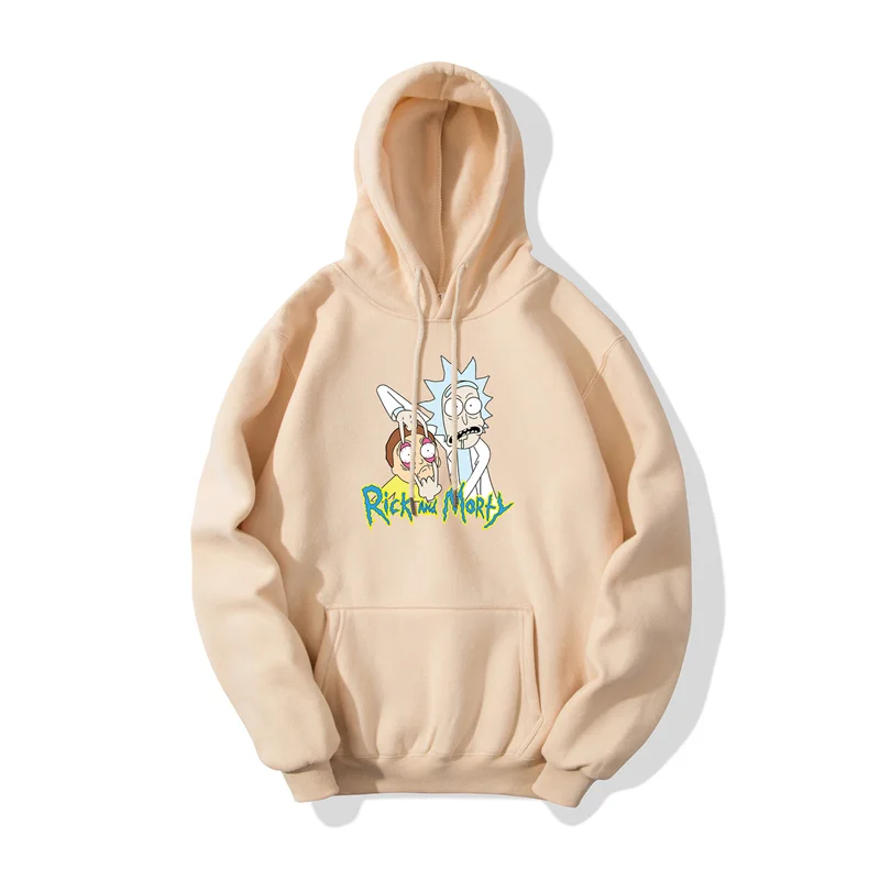 

2021 Autumn New Casual sportswear men hoodies sweatshirts funny Anime printed Fashion hoody plus Fleece Warm Threaded Cuffs