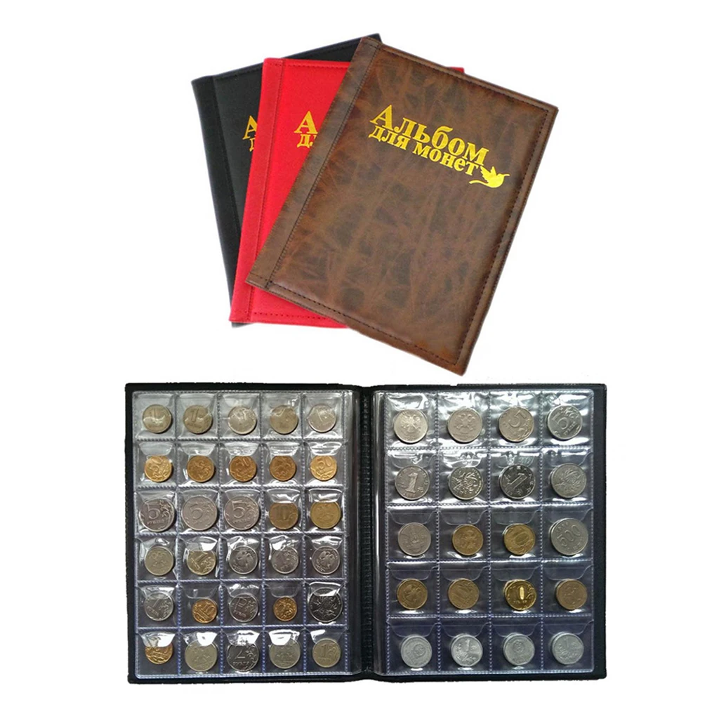 250 Карманный держатель альбома для монет портативная коллекция Мини Пенни