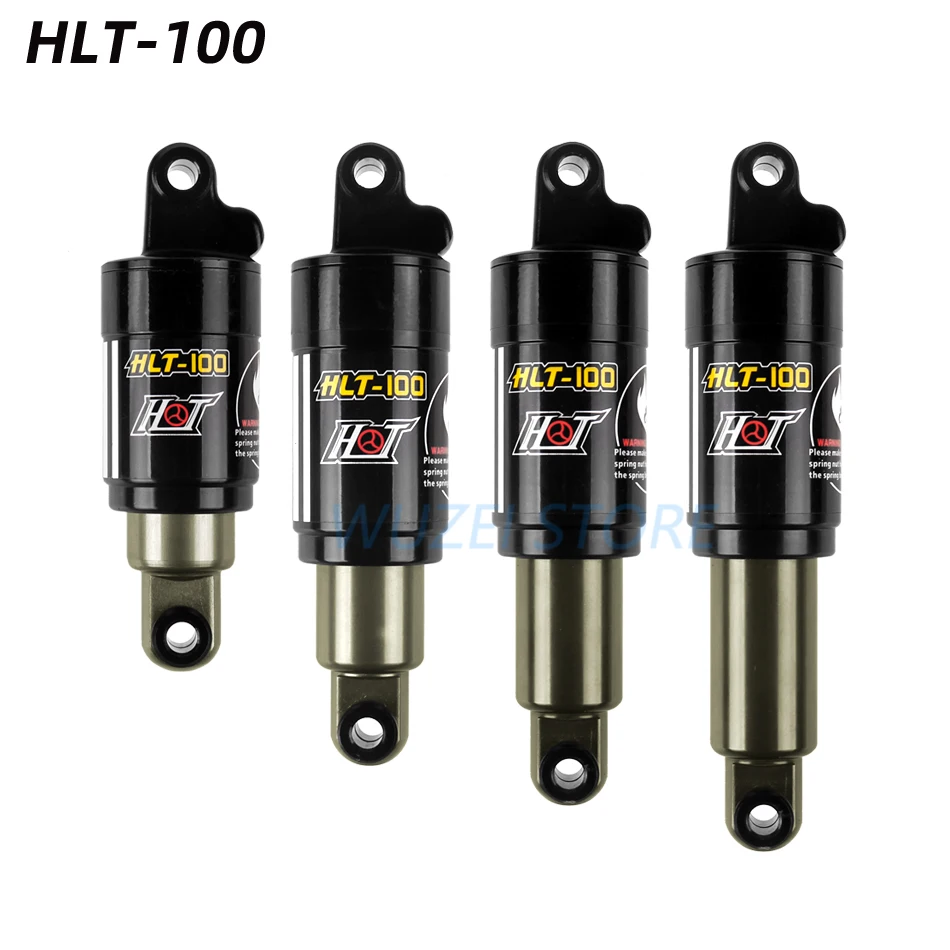 

HTL-100 Bike Rear Shocks 125/150/165 / 185mm Mountain Bike Oil Spring Shock 850/1000 lb cycle parts for MTB Electric Snow Bike