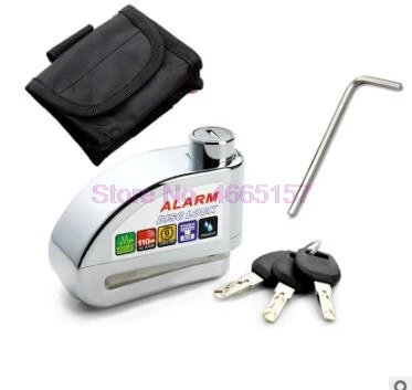 От DHL 20 шт. мото замок мотоцикла сигнализация с Механизмом Блокировки дискового