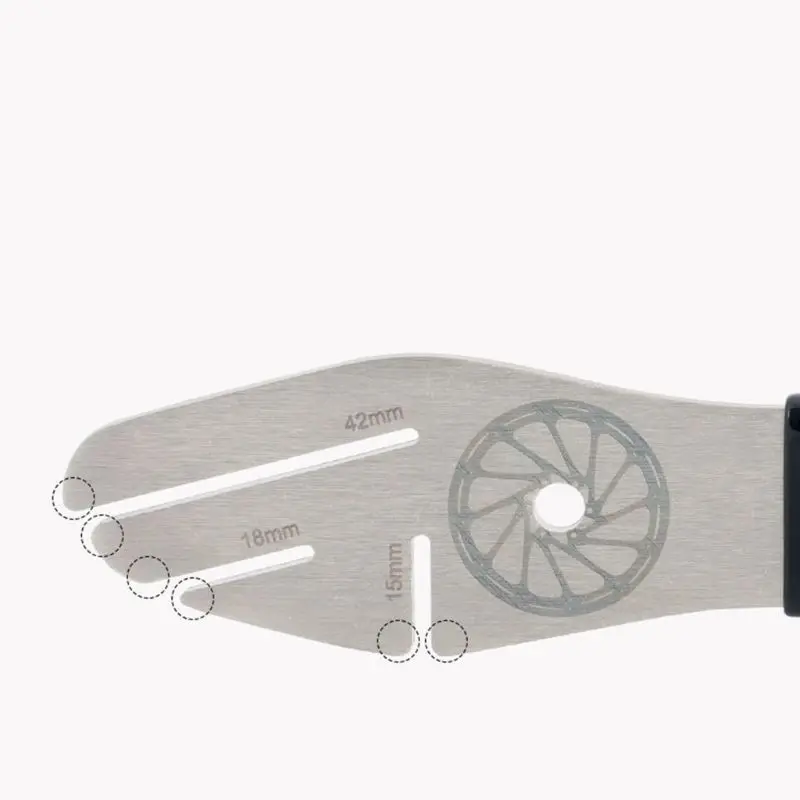 

2022 New Portable Bike Bicycle Disc Brake Rotor Wheel Center Alignment Tool Wrench
