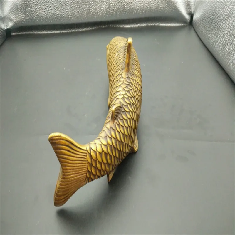 CHINEA FOLK Collection old Mascot Copper Fish Carp Fengshui Ware | Дом и сад