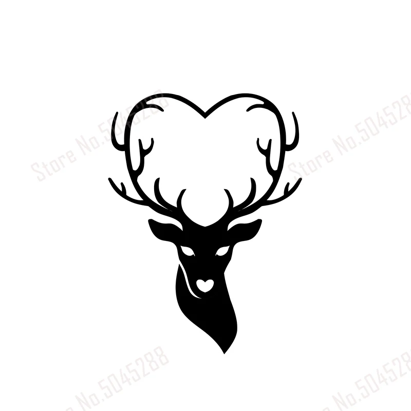 Наклейки на автомобиль с принтом Прыгающего оленя наклейки милыми животными