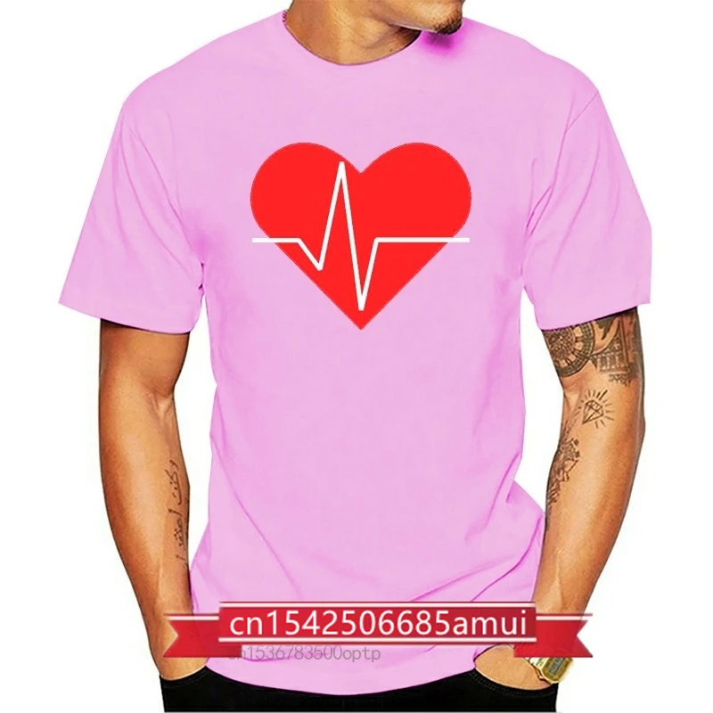 

Electrocardiogram Mens' Comfort Soft T-Shirt Men T Shirt Men Clothing Plus Size Tee Classic Short Sleeve T-Shirt Tops